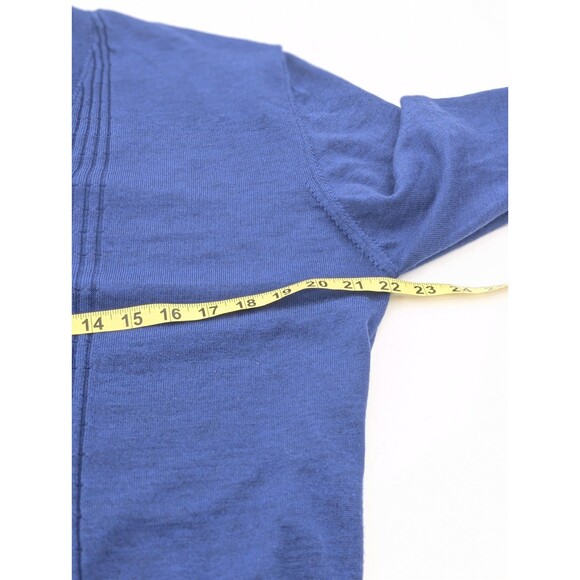 Ben Hogan Italy 100% Merino Wool Mens Blue V-Neck Pull Over Sweater Size Large - Picture 5 of 6